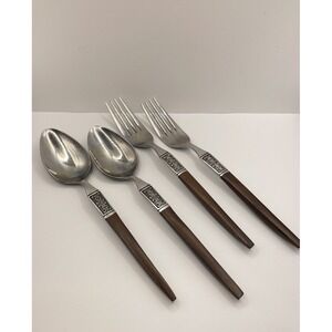Ekco Eterna LA JOYA Stainless Steel Japan Flatware Soup Spoons & Dinner Forks